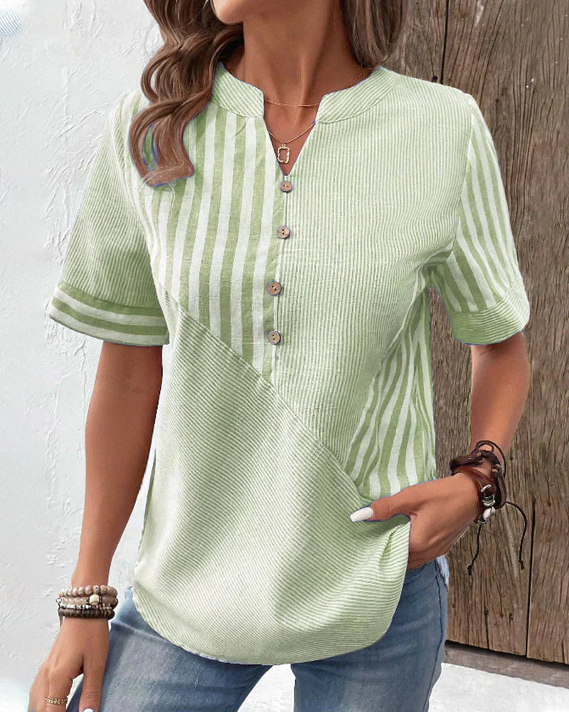 Celie™ | Klassisk stribet top