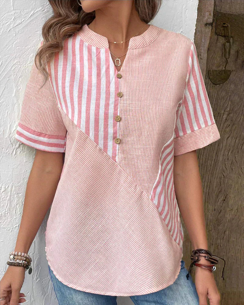 Celie™ | Klassisk stribet top