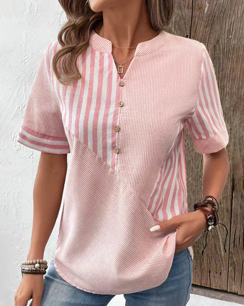 Celie™ | Klassisk stribet top