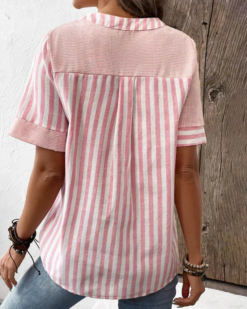 Celie™ | Klassisk stribet top