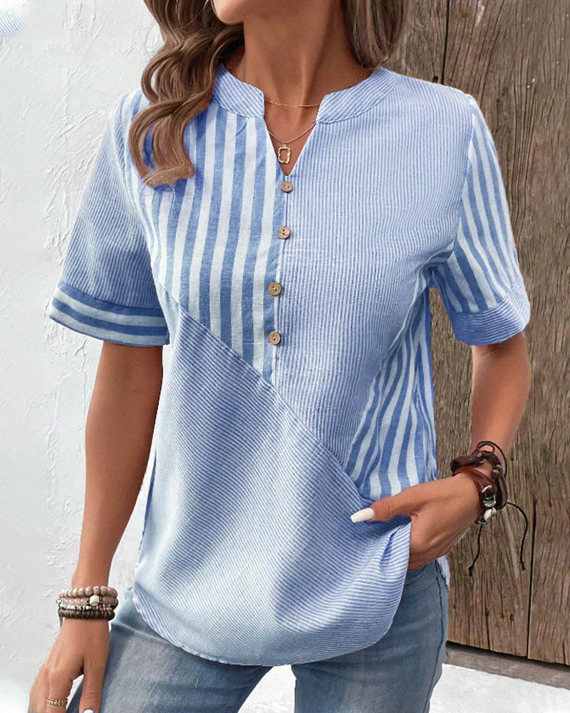 Celie™ | Klassisk stribet top