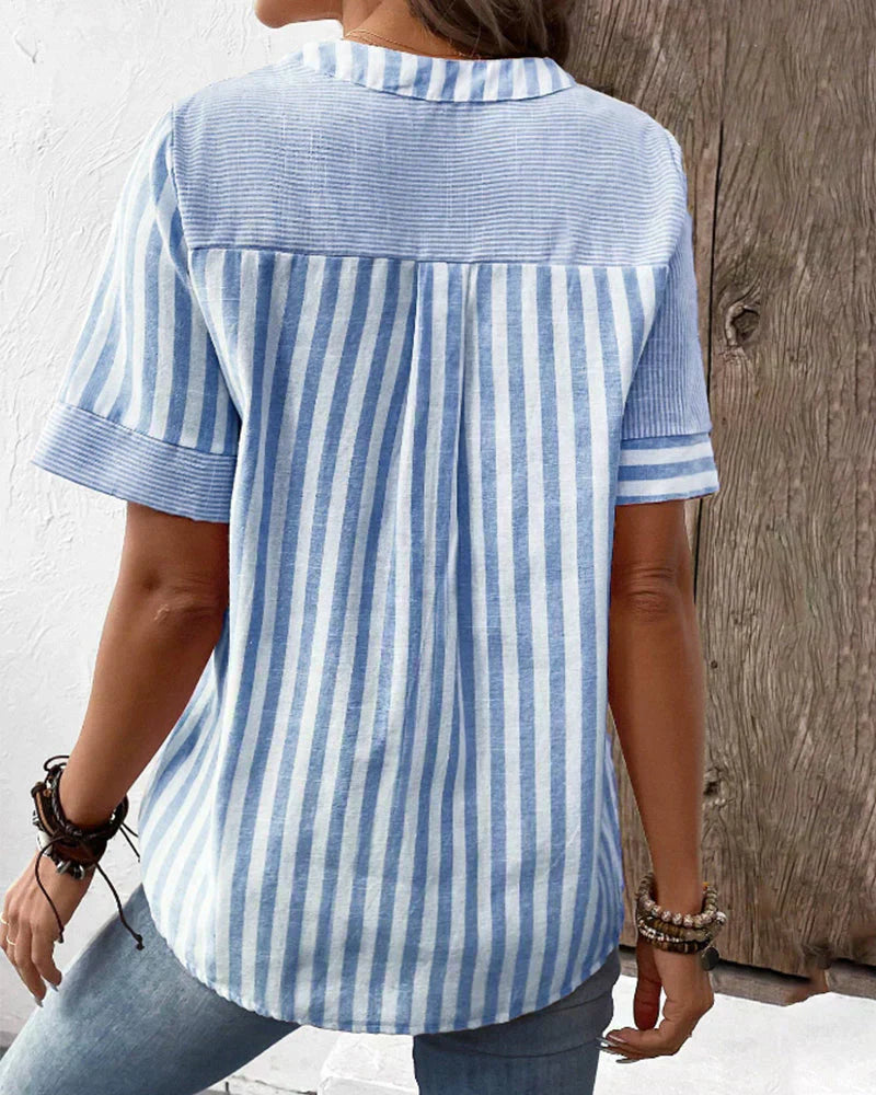 Celie™ | Klassisk stribet top